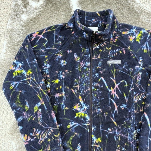 Columbia Multicolor Floral Fleece Jacket - Picture 2 of 10